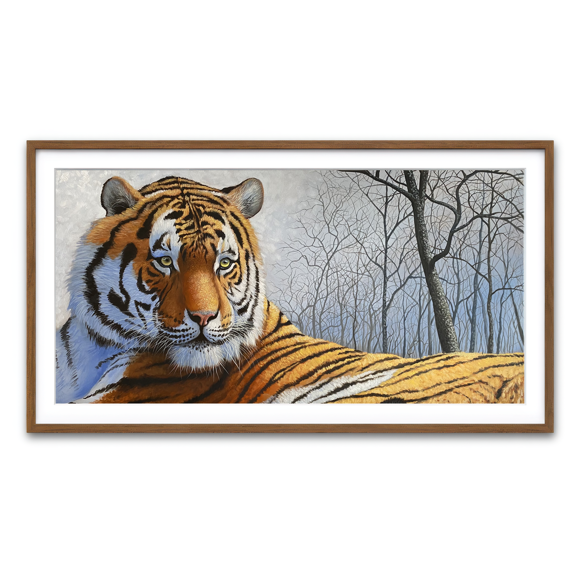 Framed Print 2x1 Walnut