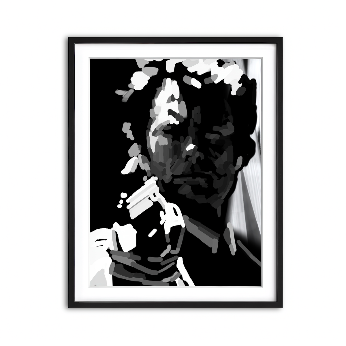 Framed Print 3x4 Black