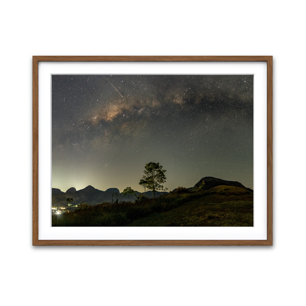 Framed Print 4x3 Walnut