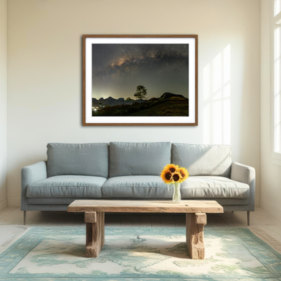 AUTO-MOCKUP ROOM | Make a wish to the Milky Way Wall Art