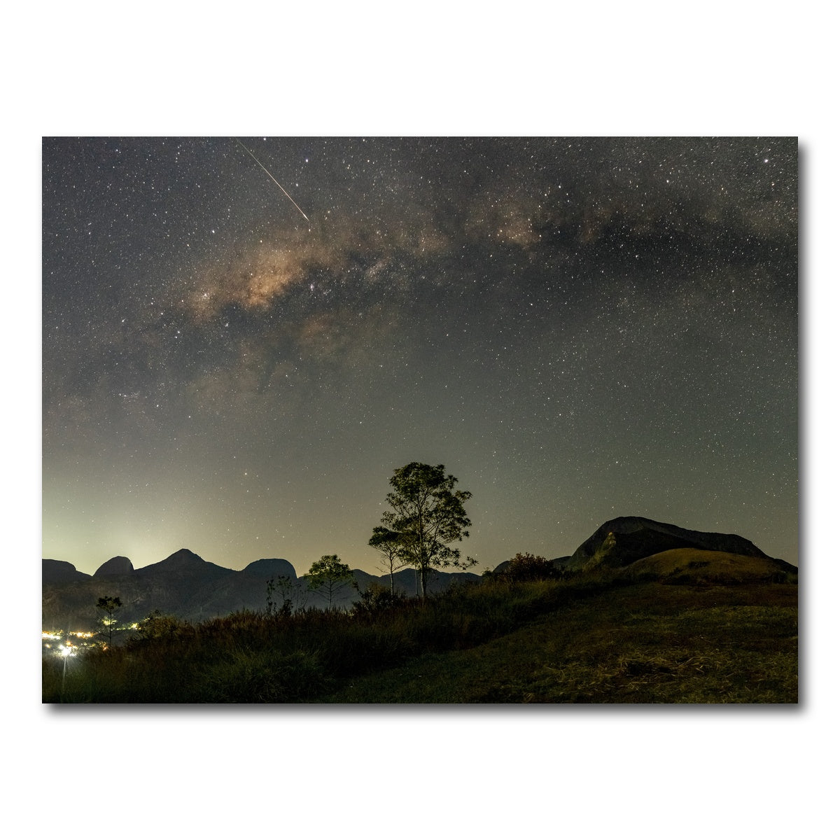 AUTO-MOCKUP WHITE | Make a wish to the Milky Way | 1 Piece | Gallery Wrap Canvas | group=4x3