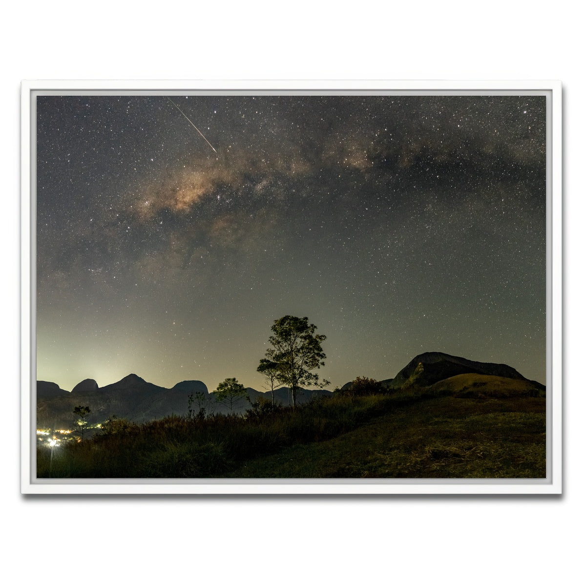 AUTO-MOCKUP WHITE | Make a wish to the Milky Way | 1 Piece | White Framed Canvas | group=4x3