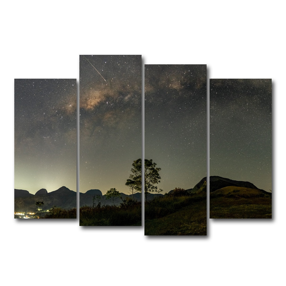 AUTO-MOCKUP WHITE | Make a wish to the Milky Way | 4 Piece | Gallery Wrap Canvas | group=4_normal