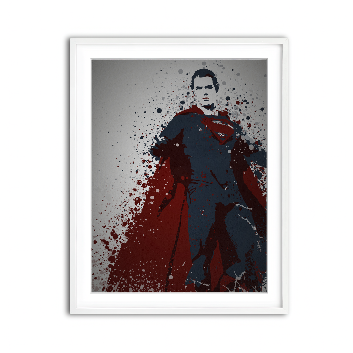 Framed Print 3x4 White