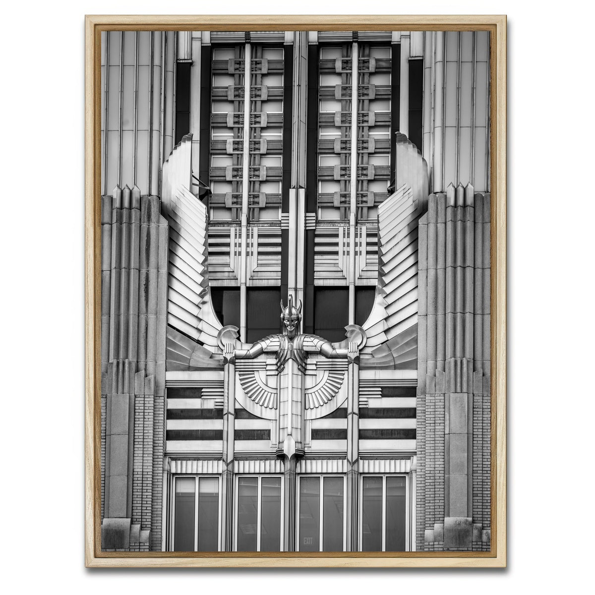 AUTO-MOCKUP WHITE | Man in Building | 1 Piece | Natural Framed Canvas | group=3x4