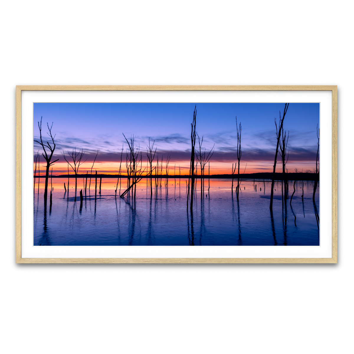 Framed Print 2x1 Natural