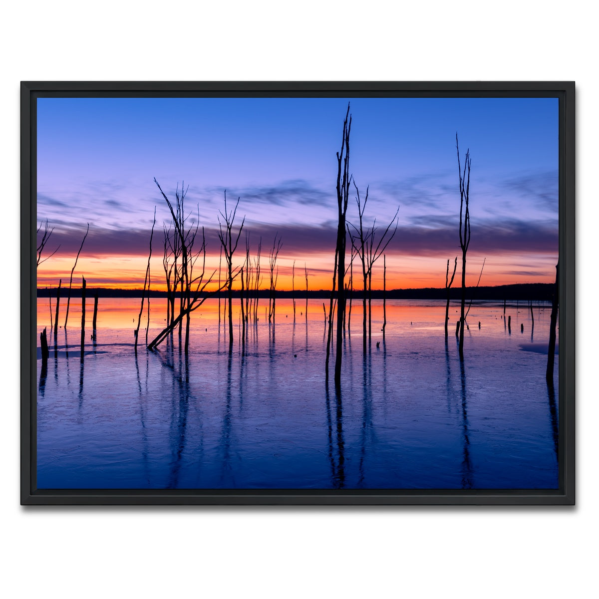 AUTO-MOCKUP WHITE | Manasquan Reservoir | 1 Piece | Black Framed Canvas | group=4x3