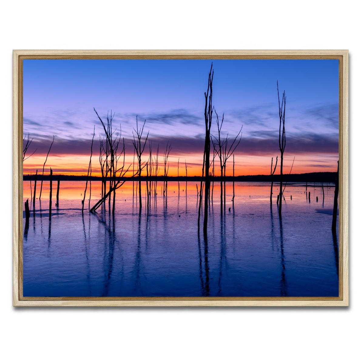 AUTO-MOCKUP WHITE | Manasquan Reservoir | 1 Piece | Natural Framed Canvas | group=4x3