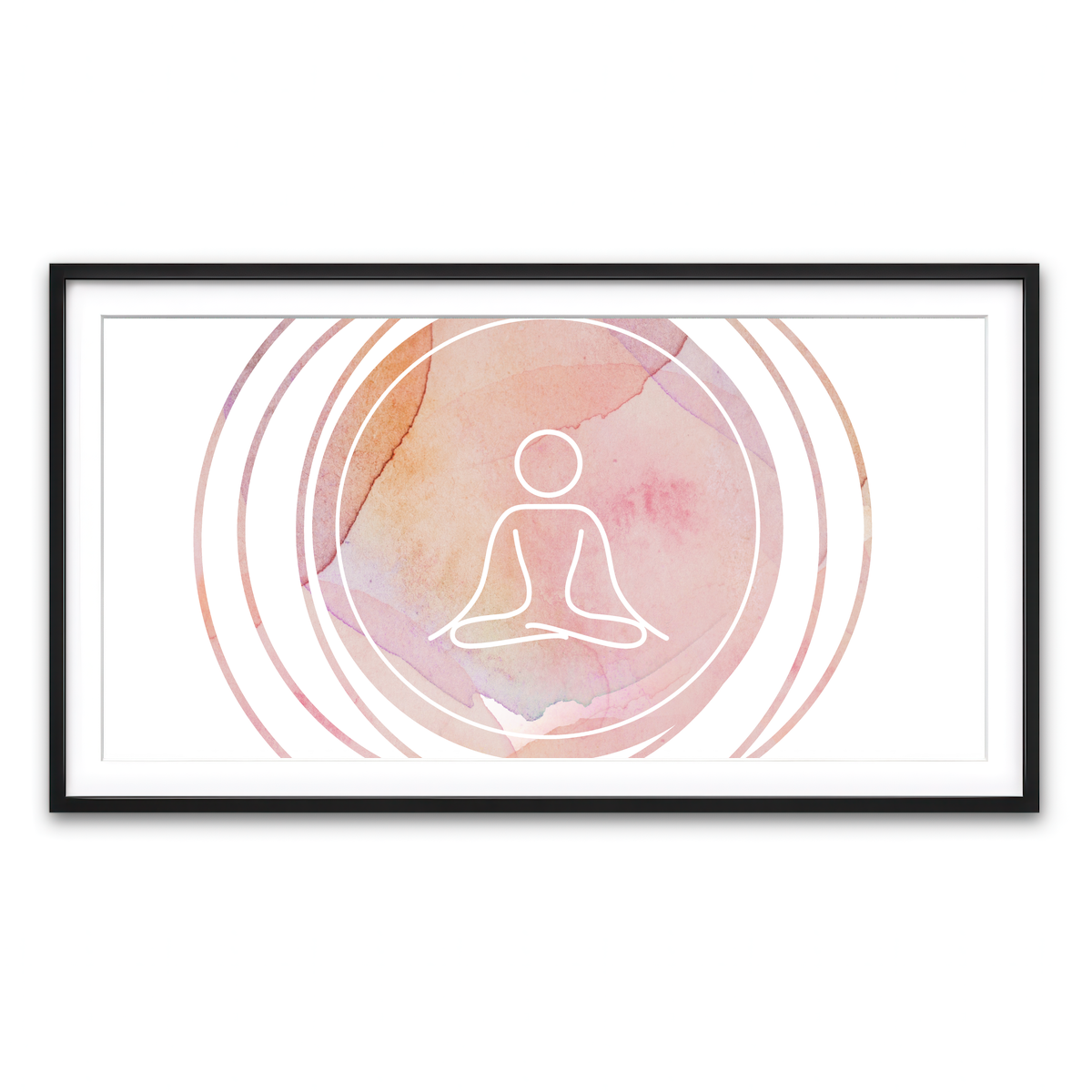 Framed Print 2x1 Black