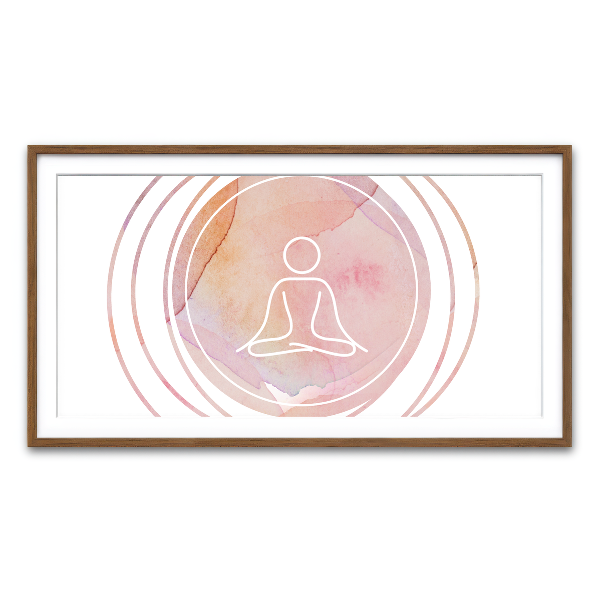 Framed Print 2x1 Walnut