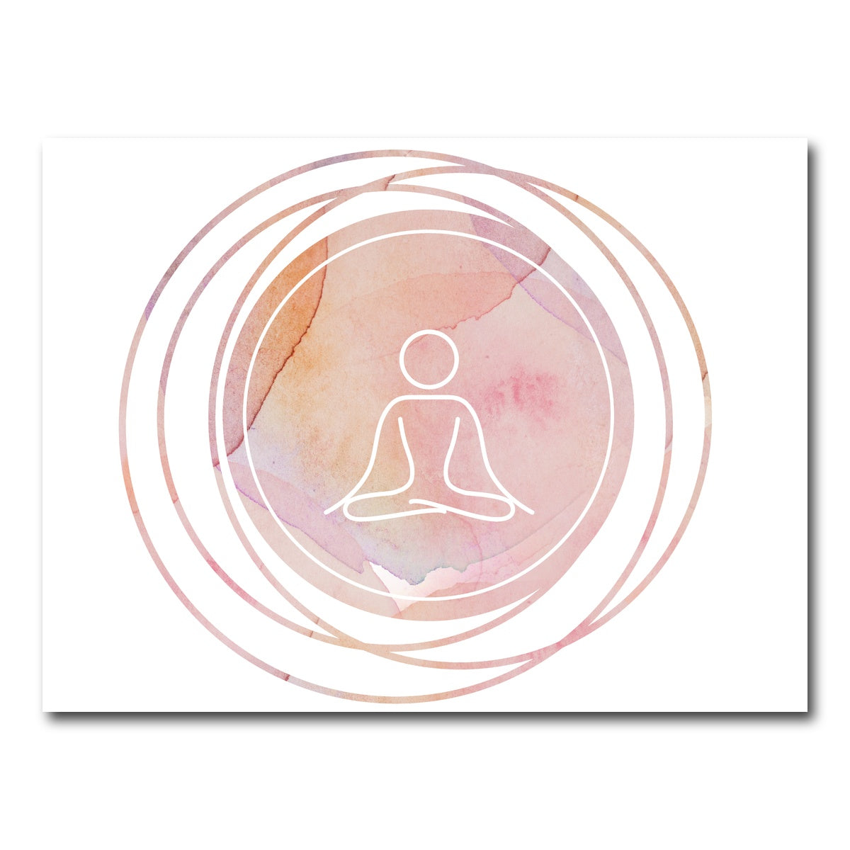 AUTO-MOCKUP WHITE | Mandala meditation | 1 Piece | Gallery Wrap Canvas | group=4x3