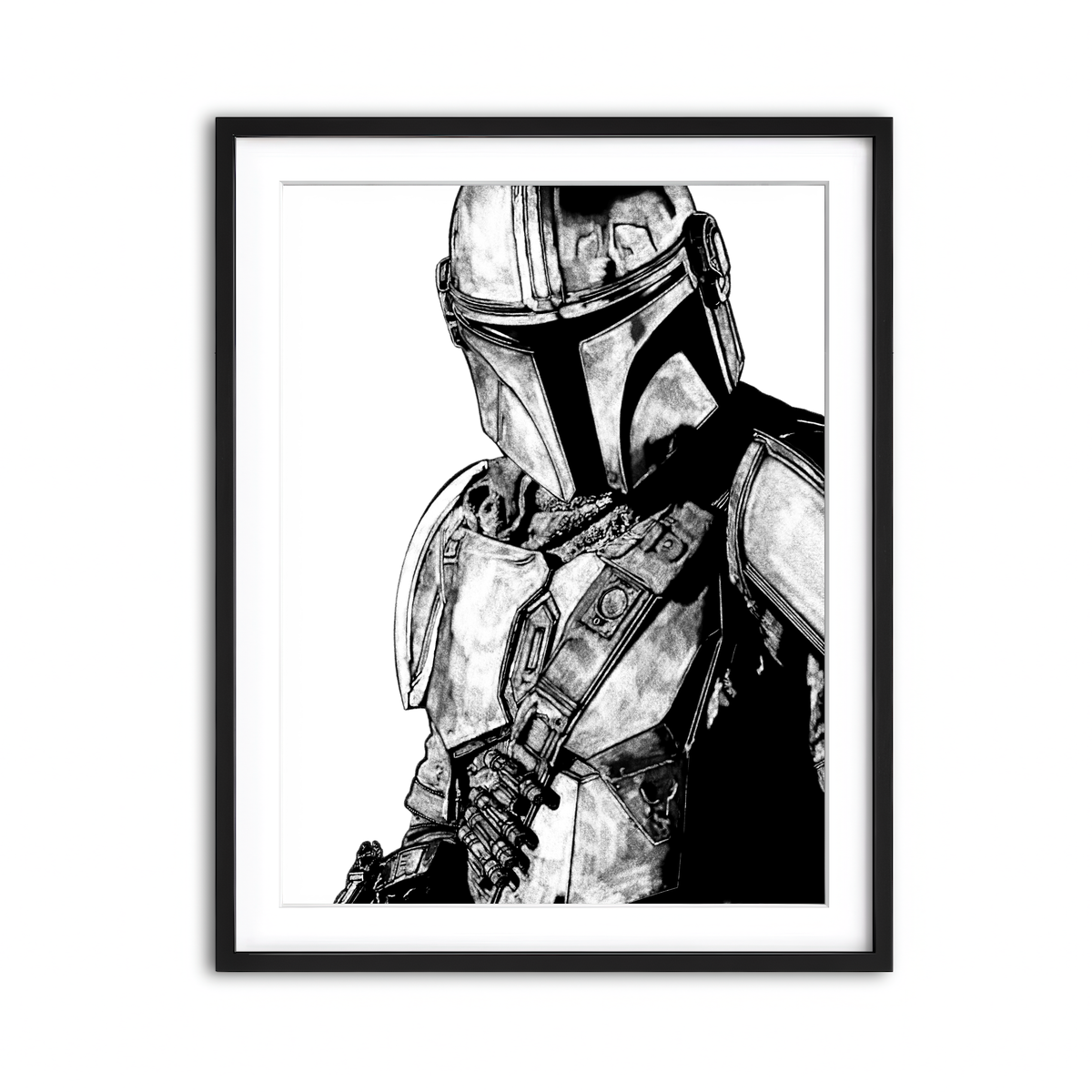 Framed Print 3x4 Black