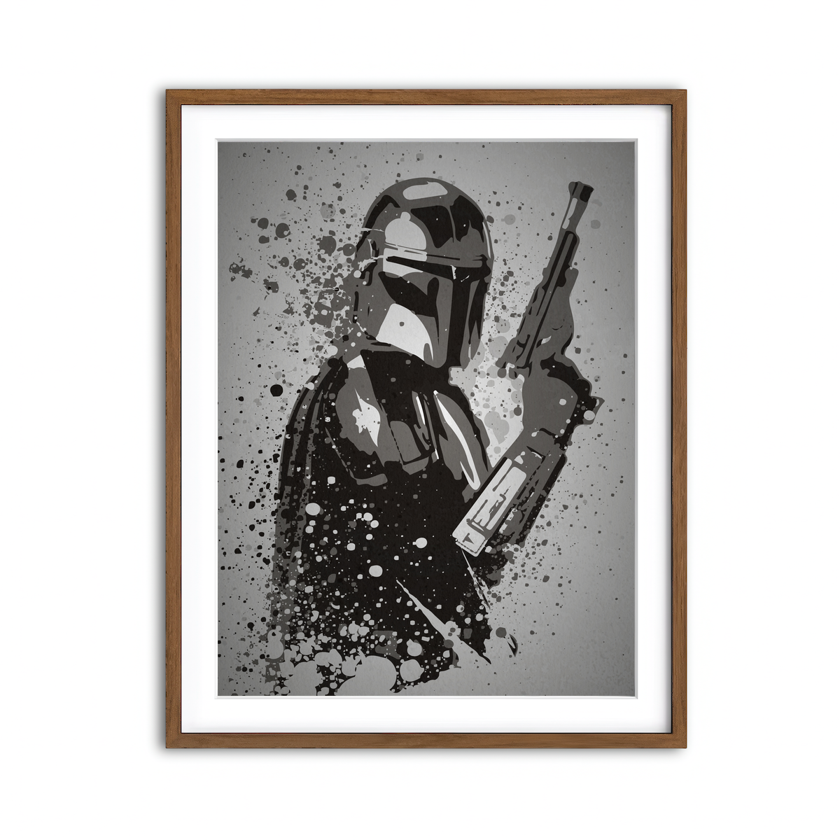 Framed Print 3x4 Walnut