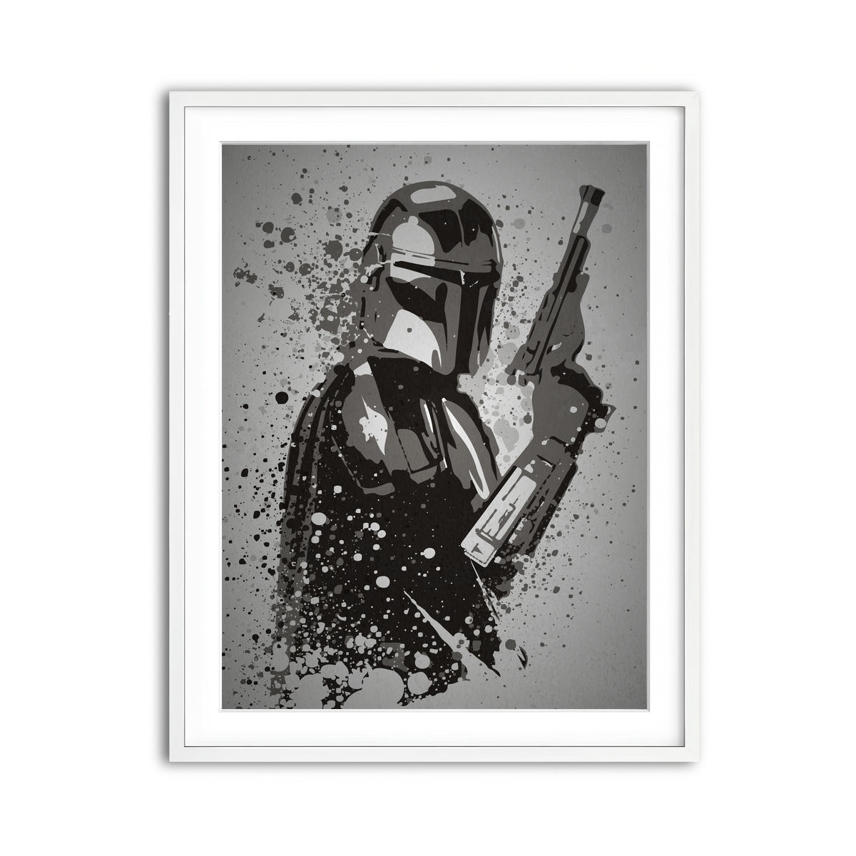 Framed Print 3x4 White