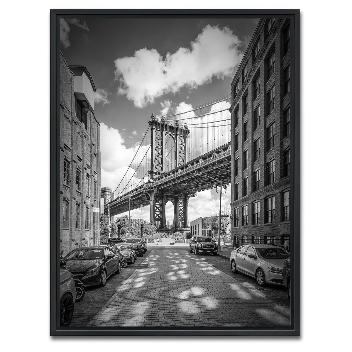 AUTO-MOCKUP WHITE | Manhattan Bridge | 1 Piece | Black Framed Canvas | group=3x4