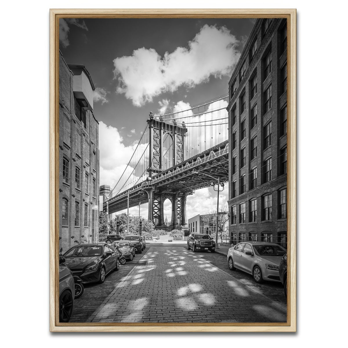 AUTO-MOCKUP WHITE | Manhattan Bridge | 1 Piece | Natural Framed Canvas | group=3x4