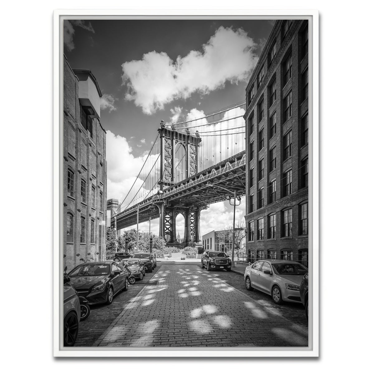 AUTO-MOCKUP WHITE | Manhattan Bridge | 1 Piece | White Framed Canvas | group=3x4