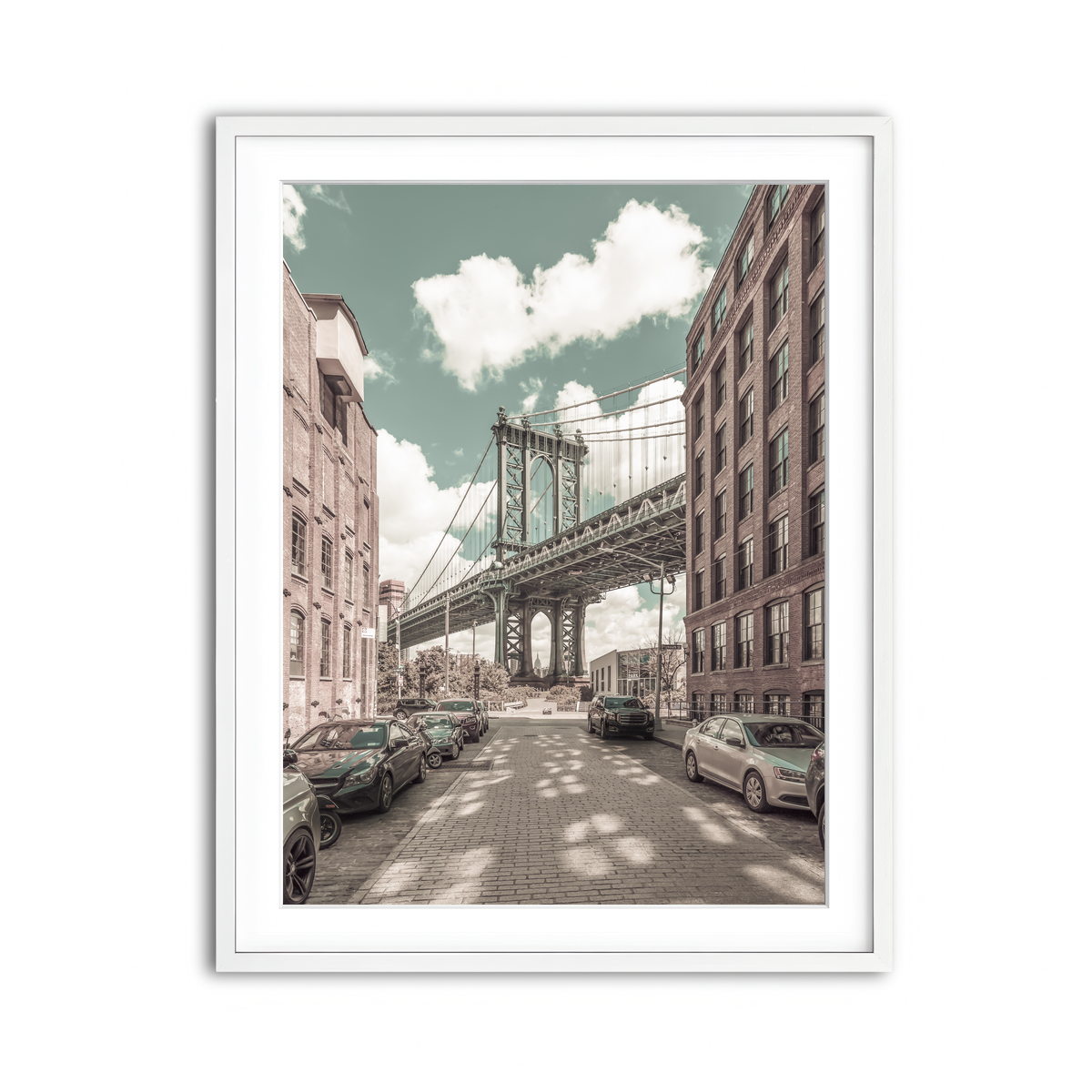 Framed Print 3x4 White