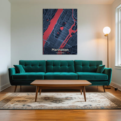 AUTO-MOCKUP ROOM | Manhattan Map