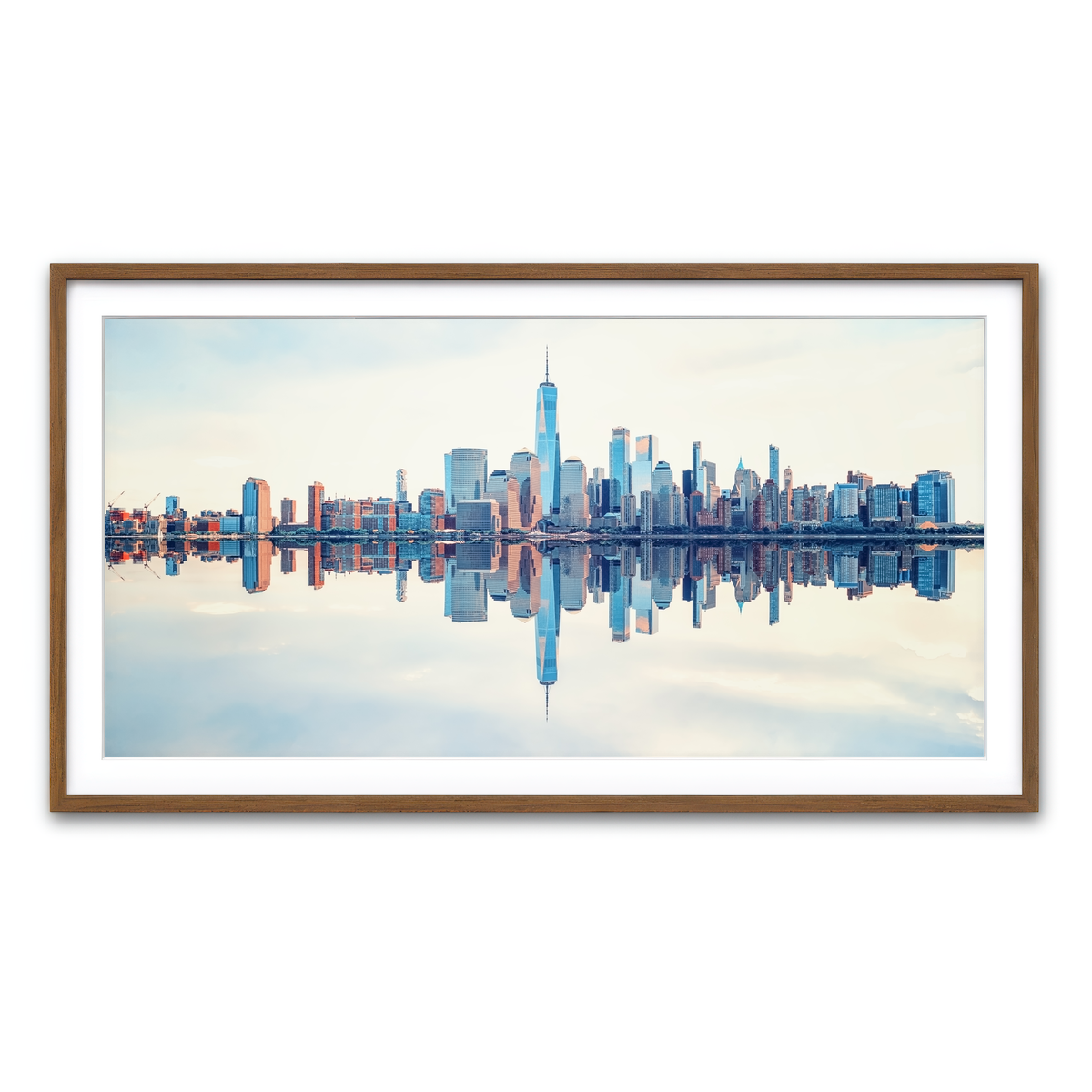 Framed Print 2x1 Walnut