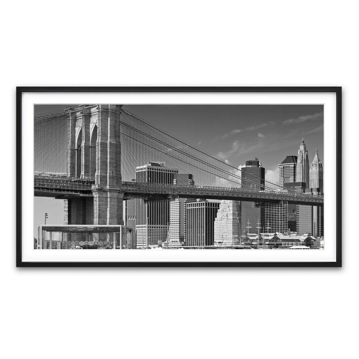 Framed Print 2x1 Black