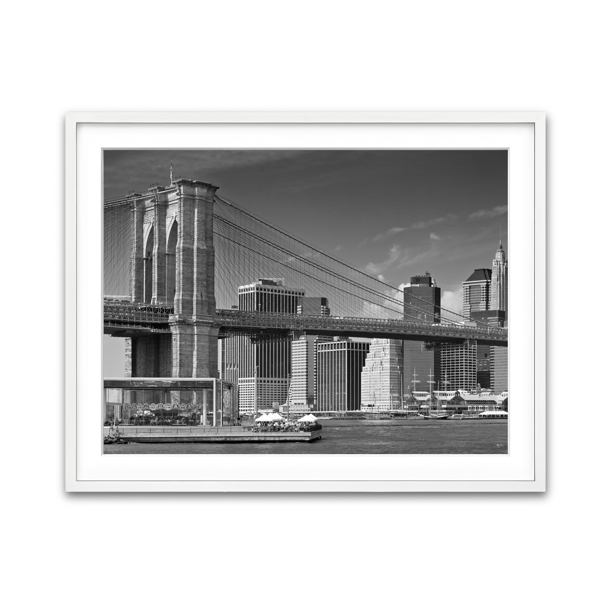 Framed Print 4x3 White