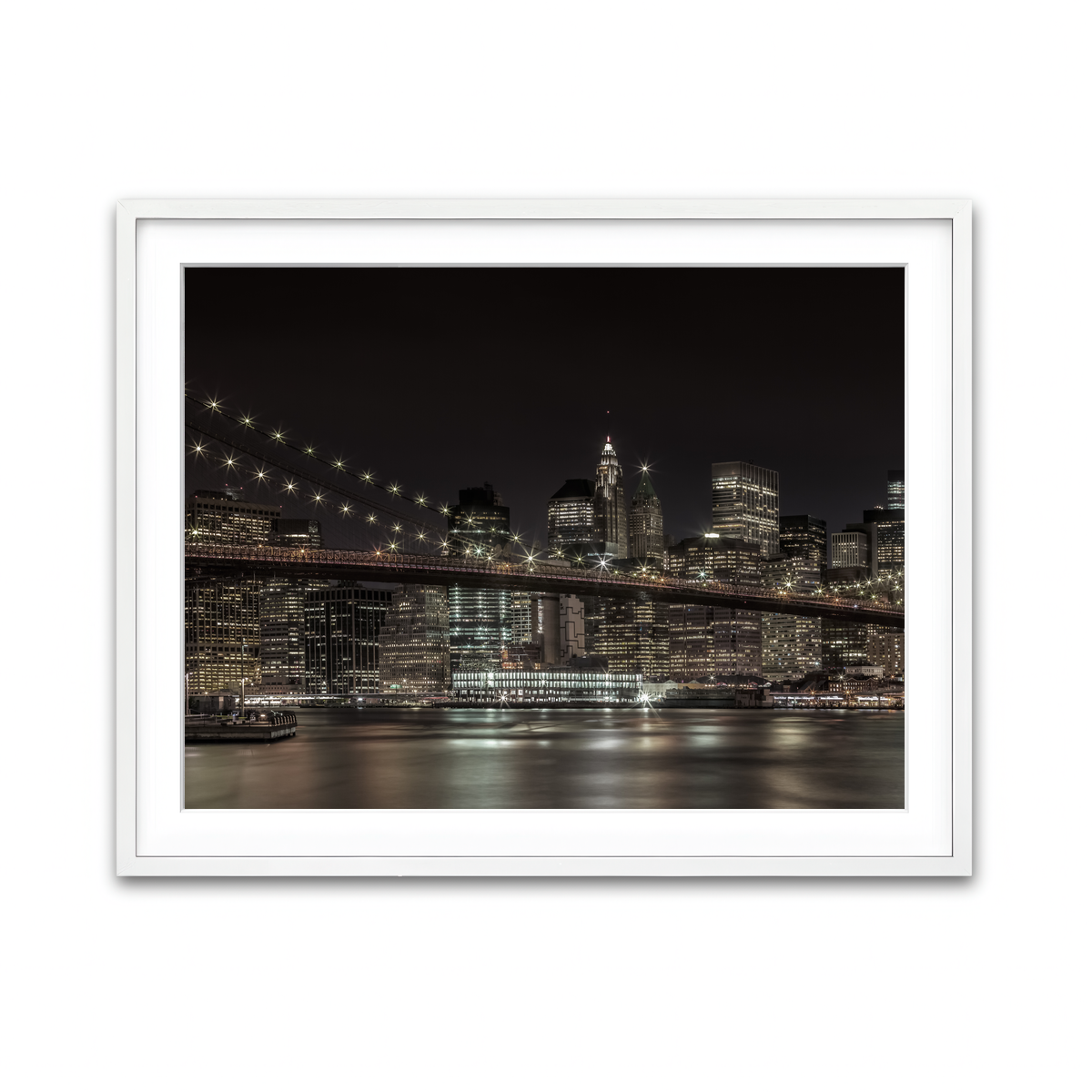 Framed Print 4x3 White