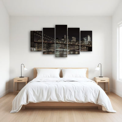 AUTO-MOCKUP ROOM | Manhattan Skyline & Brooklyn Bridge Panorama