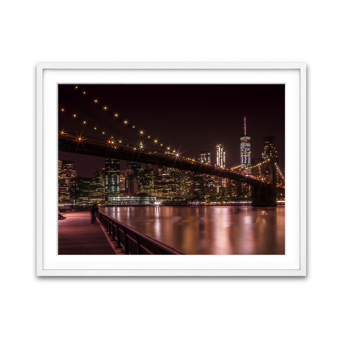 Framed Print 4x3 White