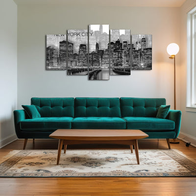 AUTO-MOCKUP ROOM | Manhattan Skyline Graphic Art