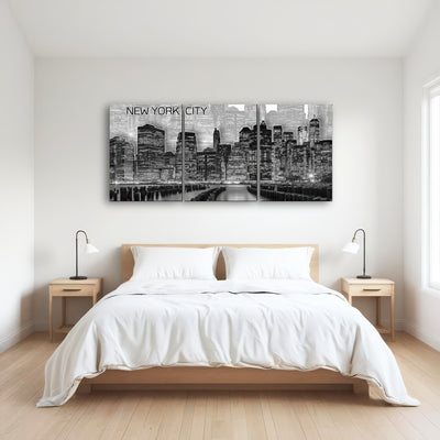 AUTO-MOCKUP ROOM | Manhattan Skyline Graphic Art