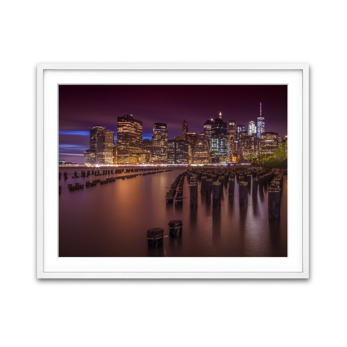 Framed Print 4x3 White