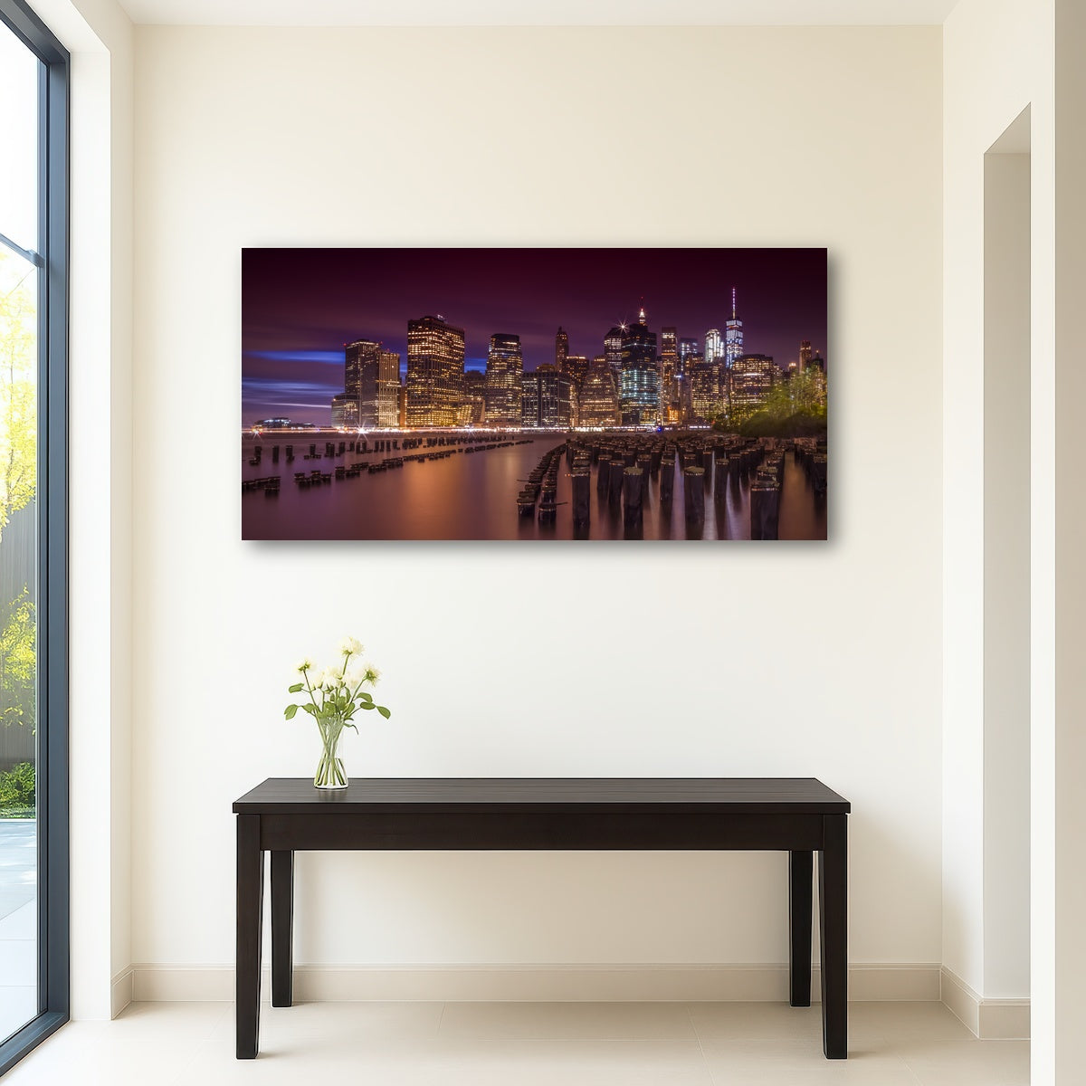 AUTO-MOCKUP ROOM | Manhattan Skyline at Sunset