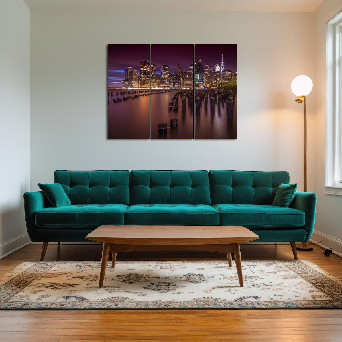 AUTO-MOCKUP ROOM | Manhattan Skyline at Sunset