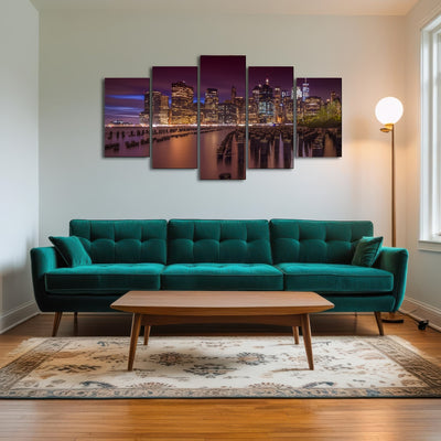 AUTO-MOCKUP ROOM | Manhattan Skyline at Sunset