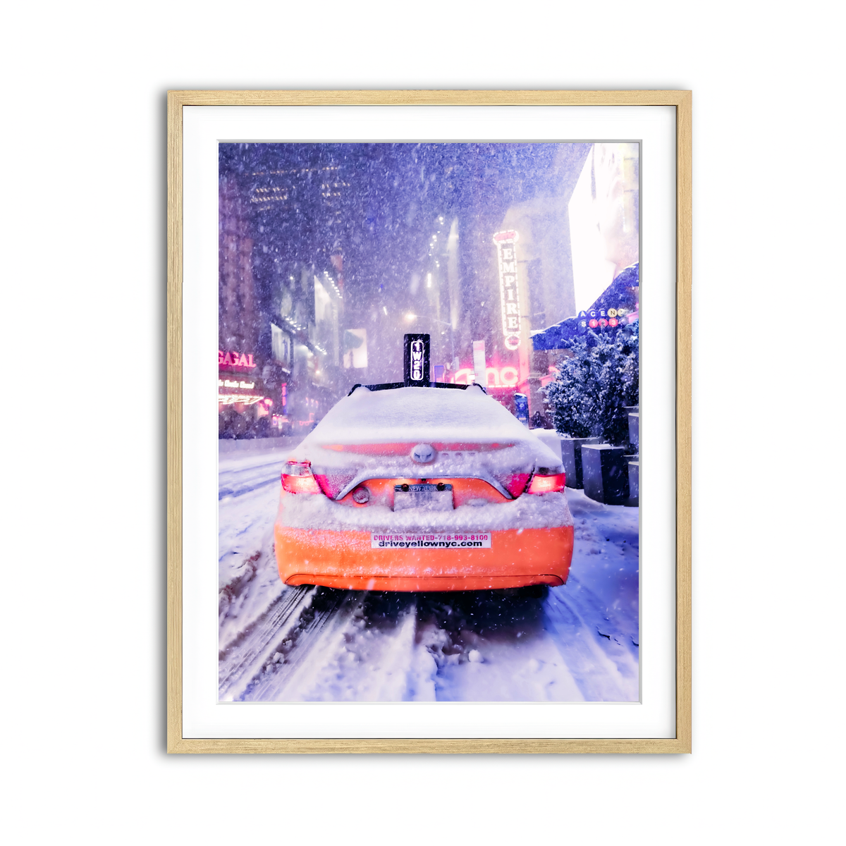 Framed Print 3x4 Natural