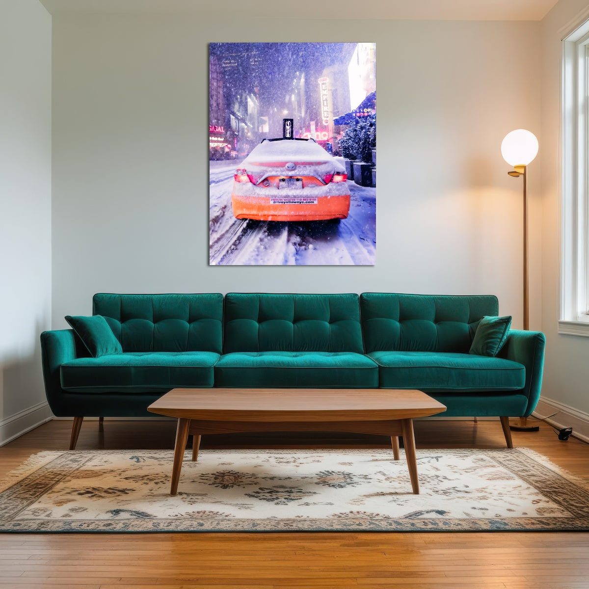 AUTO-MOCKUP ROOM | Manhattan Snow Storm