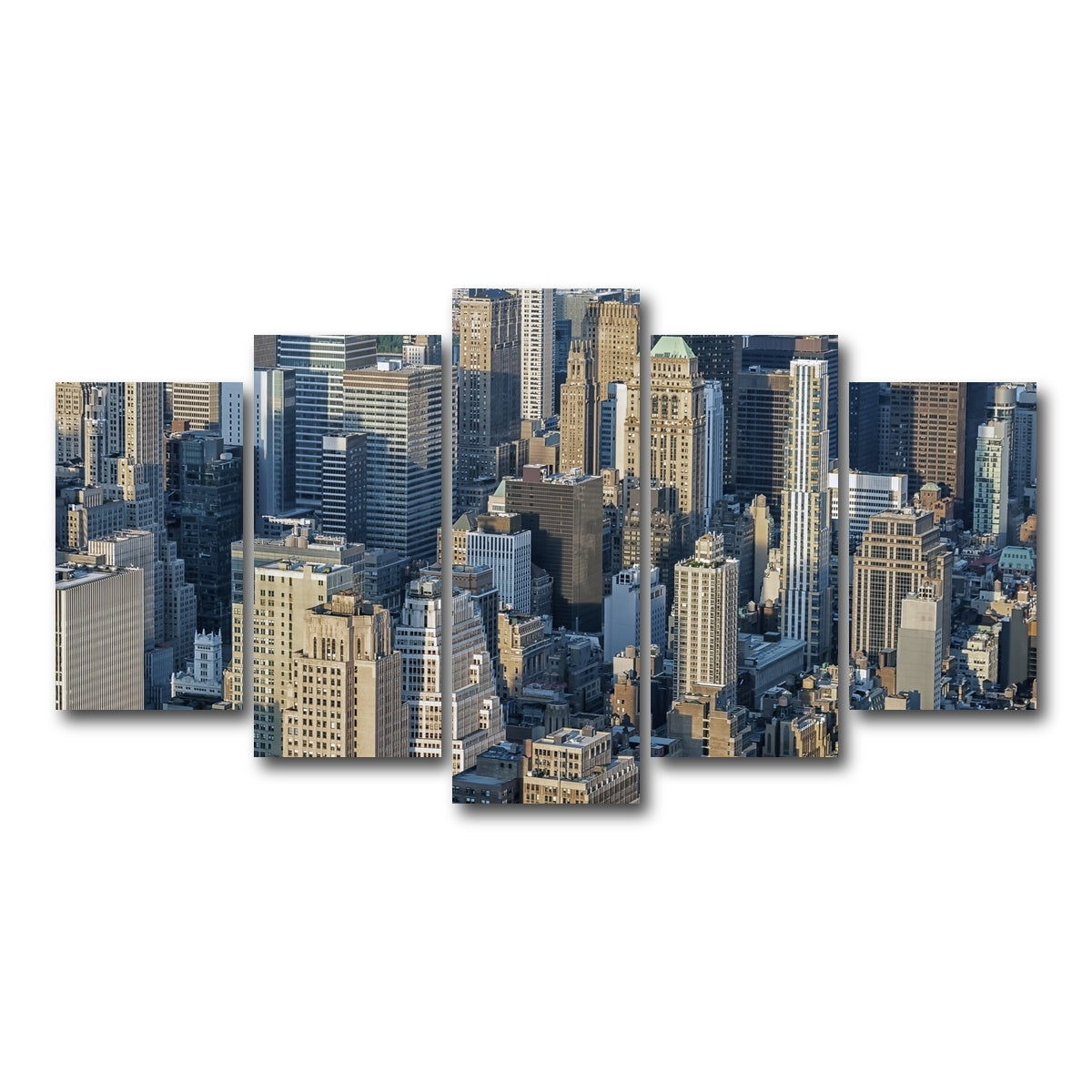 AUTO-MOCKUP WHITE | Manhattan | 5 Piece | Gallery Wrap Canvas | group=5_normal
