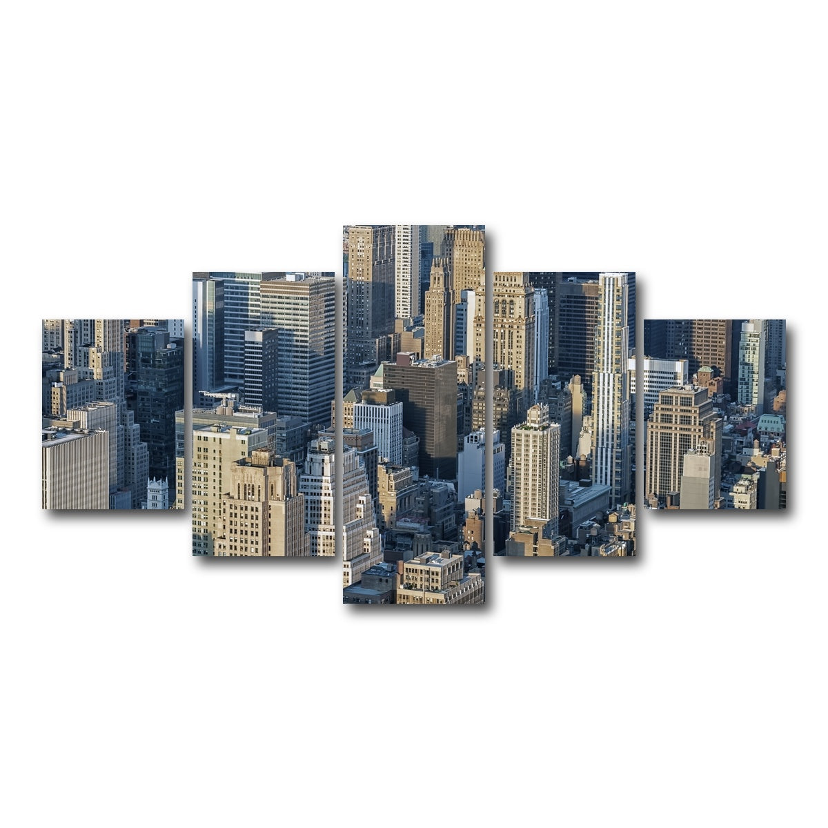 AUTO-MOCKUP WHITE | Manhattan | 5 Piece | Gallery Wrap Canvas | group=5_short