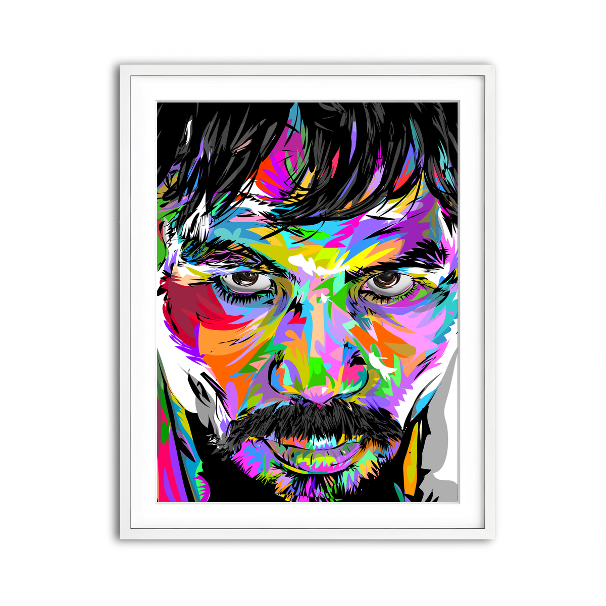 Framed Print 3x4 White