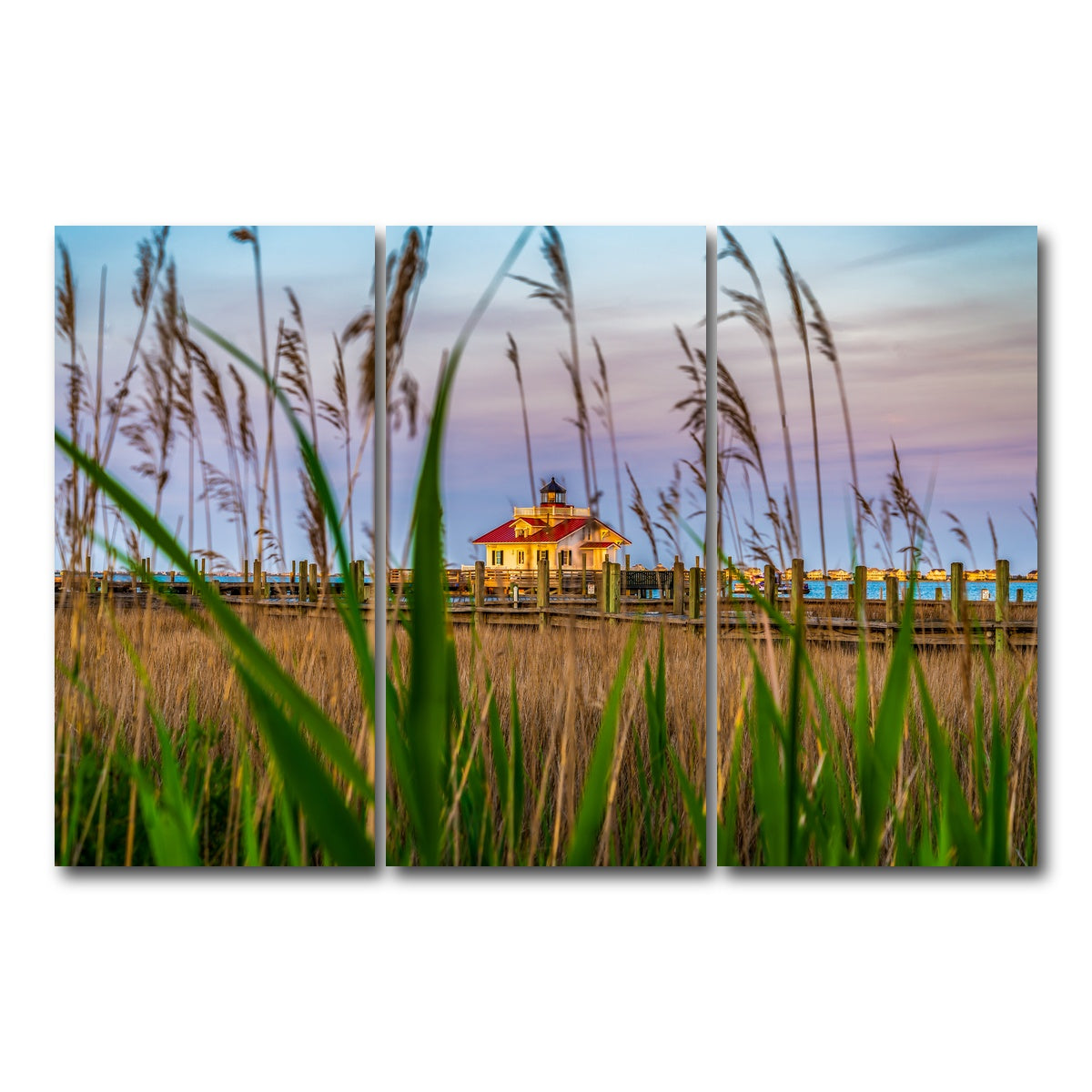 AUTO-MOCKUP WHITE | Manteo NC | 3 Piece | Gallery Wrap Canvas | group=12x24