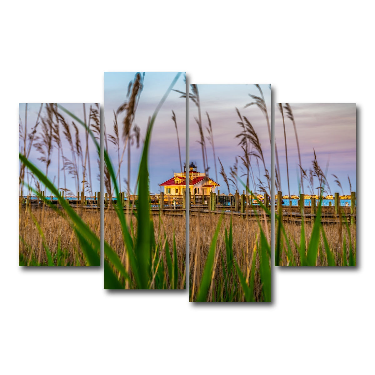 AUTO-MOCKUP WHITE | Manteo NC | 4 Piece | Gallery Wrap Canvas | group=4_short