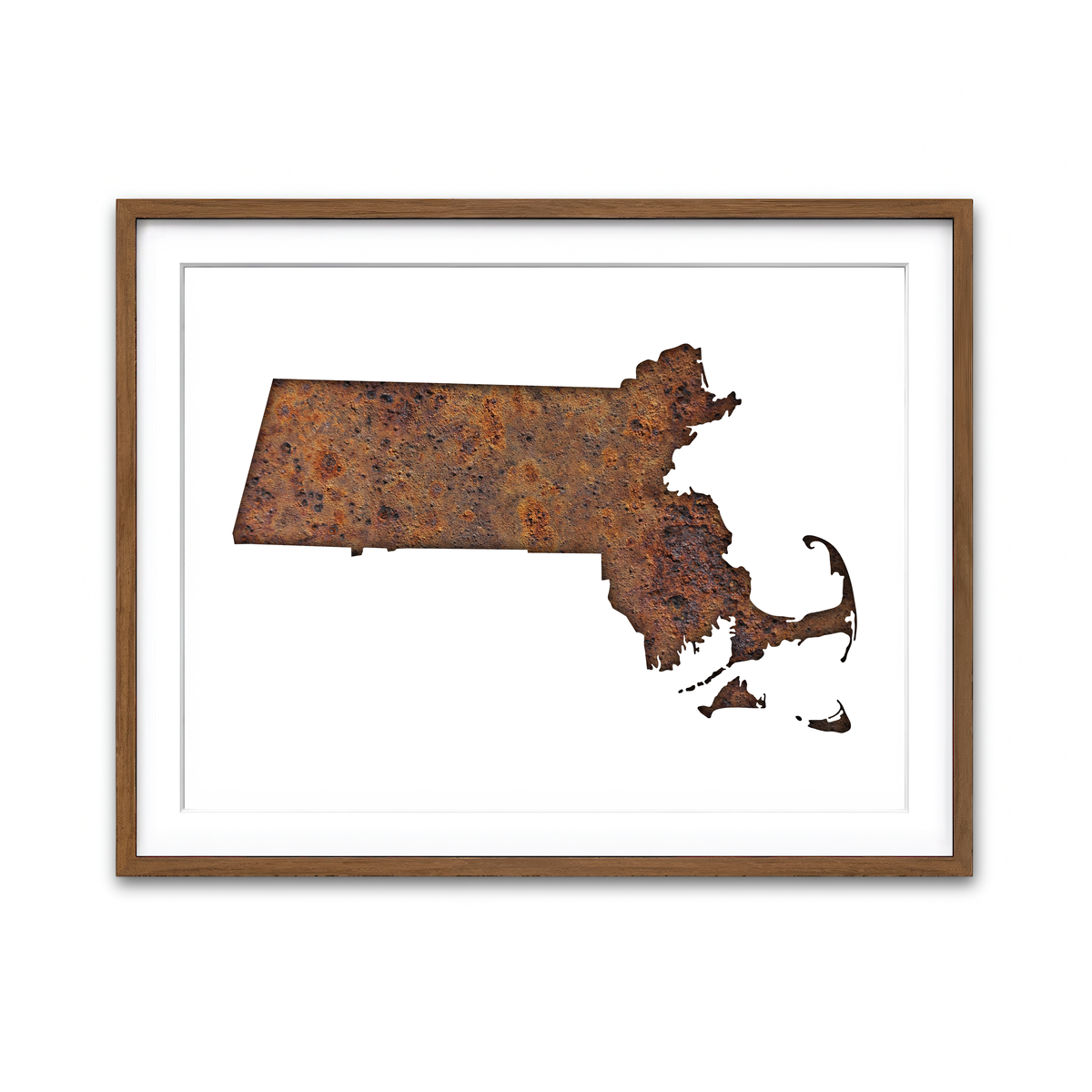 Framed Print 4x3 Walnut