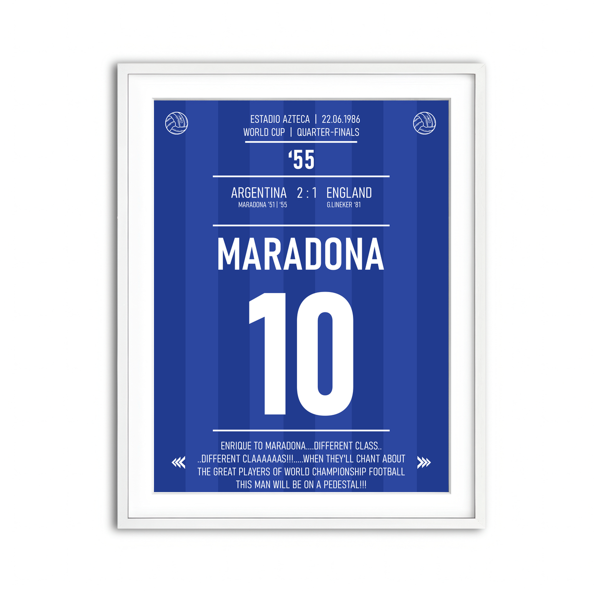 Framed Print 3x4 White