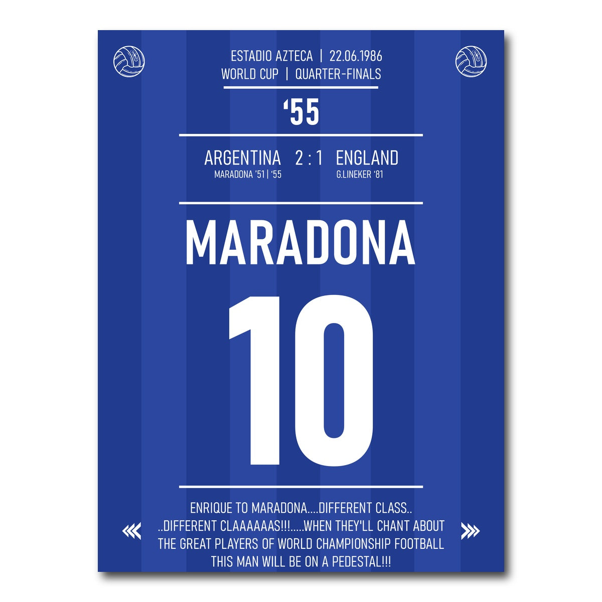 AUTO-MOCKUP WHITE | Maradona | 1 Piece | Gallery Wrap Canvas | group=3x4