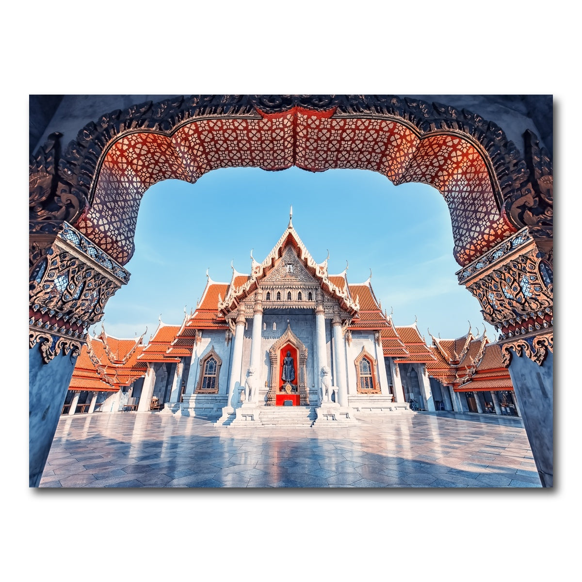 AUTO-MOCKUP WHITE | Marble Temple | 1 Piece | Gallery Wrap Canvas | group=4x3