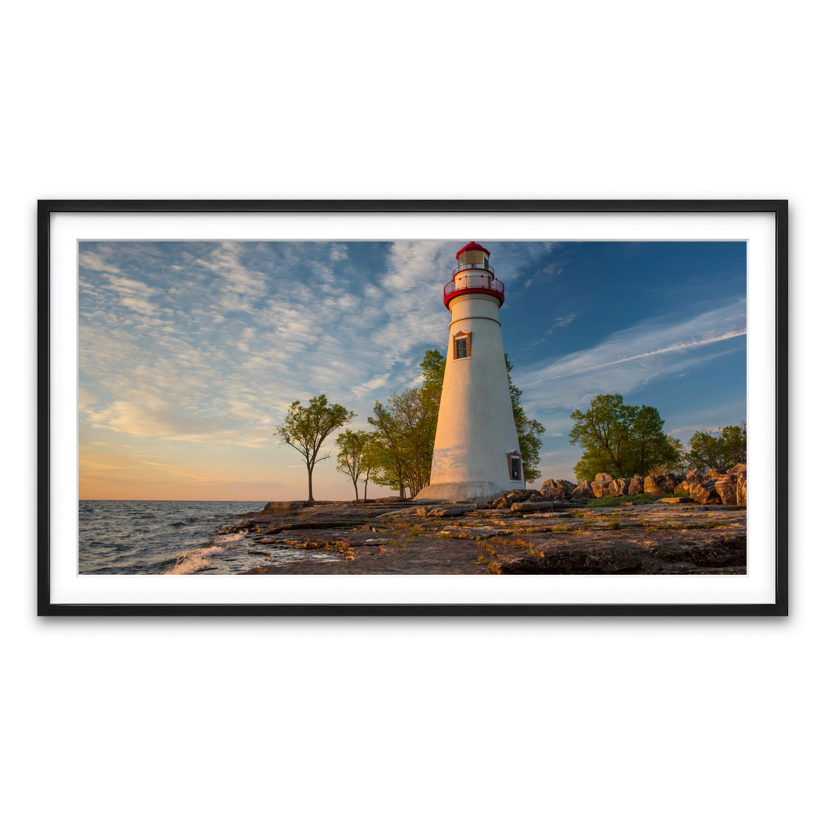 Framed Print 2x1 Black