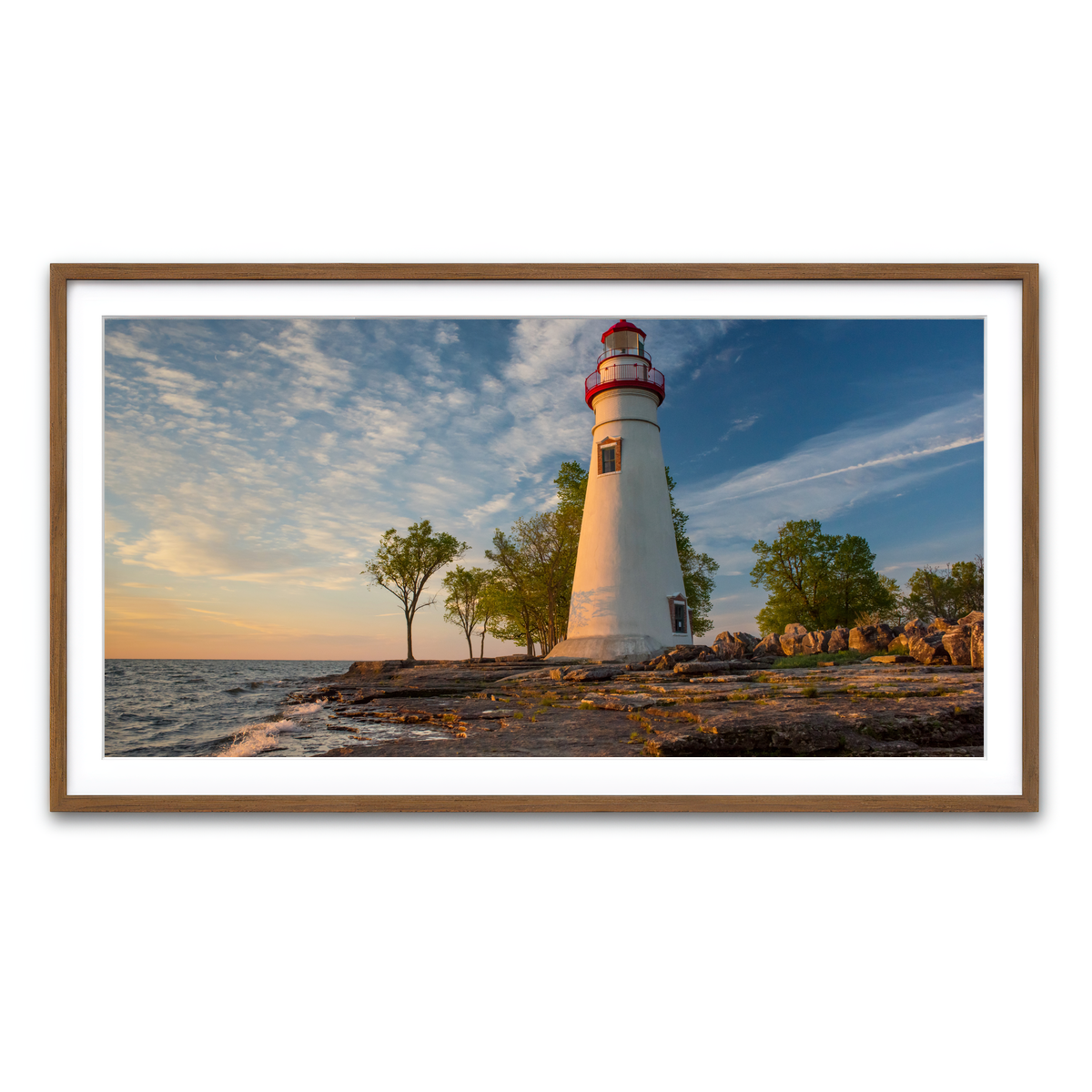 Framed Print 2x1 Walnut