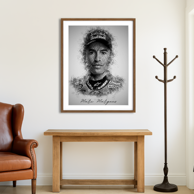 AUTO-MOCKUP ROOM | Marc Marquez Wall Art