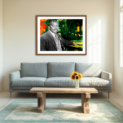 AUTO-MOCKUP ROOM | Marcus Garvey Wall Art